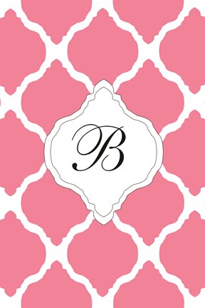Framed Initials Pattern B Print