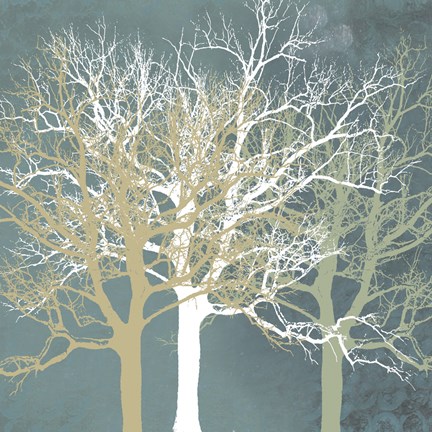 Framed Tranquil Trees Print