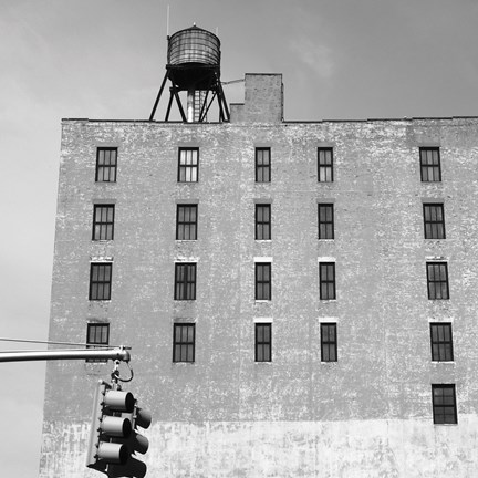 Framed Wall of Windows Print