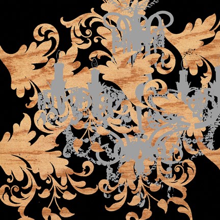 Framed Rococo Shimmer Print