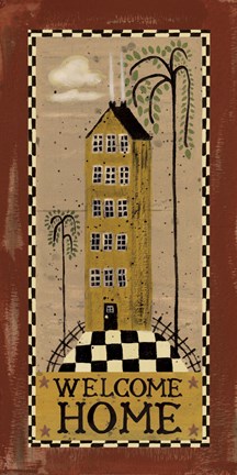 Framed Welcome Home Print