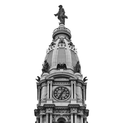 Framed City Hall Spire I Print