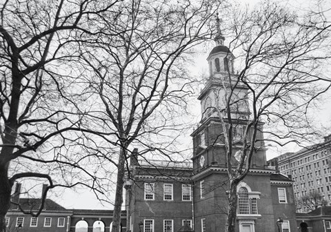 Framed Independence Hall (Horizontal) Print