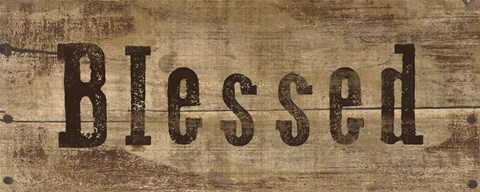 Framed Blessed Print