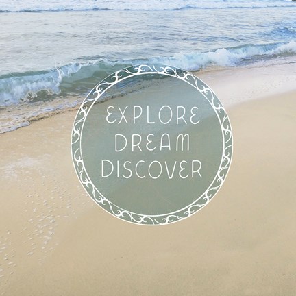 Framed Beachsay 1 Print