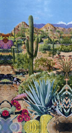 Framed Desert Oasis 2 Print