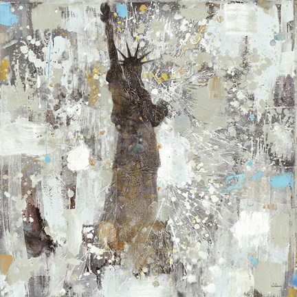 Framed Statue of Liberty Neutral Print