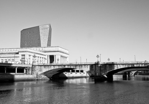 Framed River View Print
