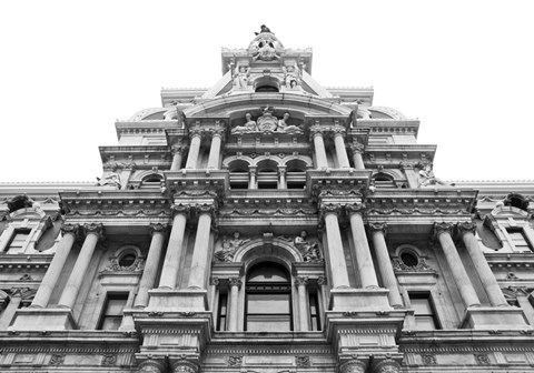 Framed City Hall Facade Print