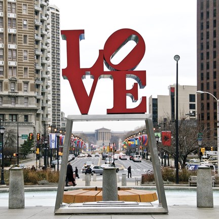 Framed LOVE (Color) Print