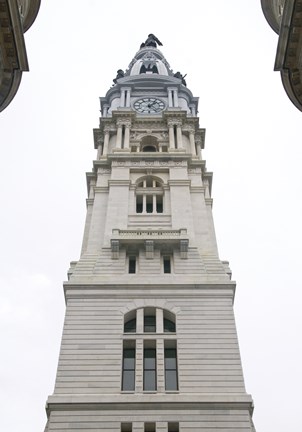 Framed City Hall Spire II (Color) Print