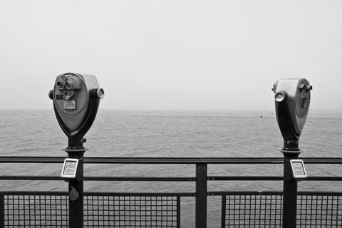 Framed Looking South (b/w) Print