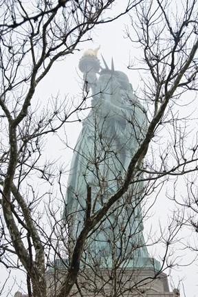 Framed Lady Liberty Print