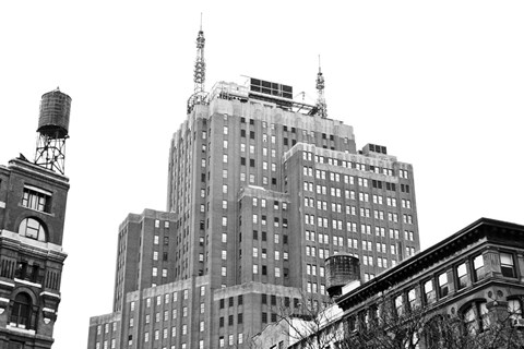 Framed Tribeca, NYC (b/w) Print