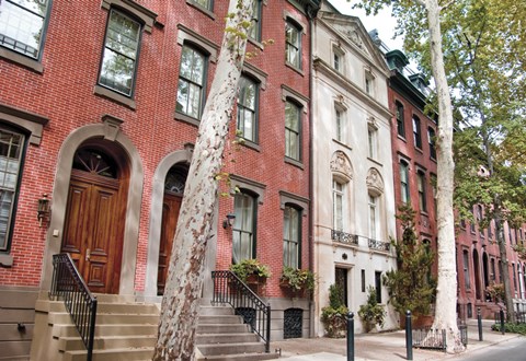 Framed Delancy Street (horizontal) Print