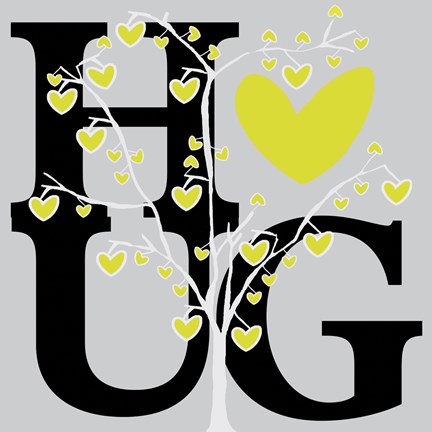 Framed Hug (Spring) Print