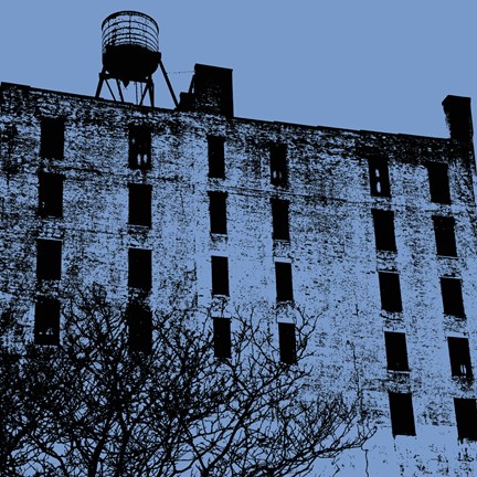 Framed Blue Wall Print