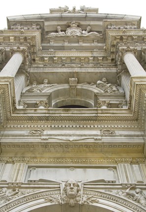 Framed City Hall, Looking Up Print