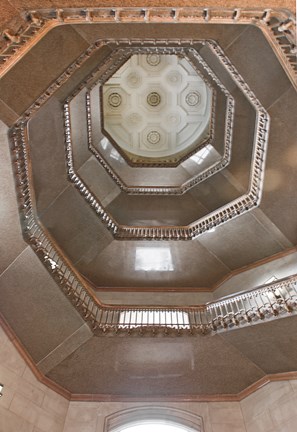 Framed City Hall Stairwell Print