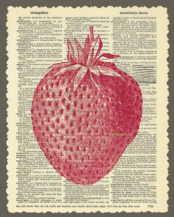 Framed Strawberry Print