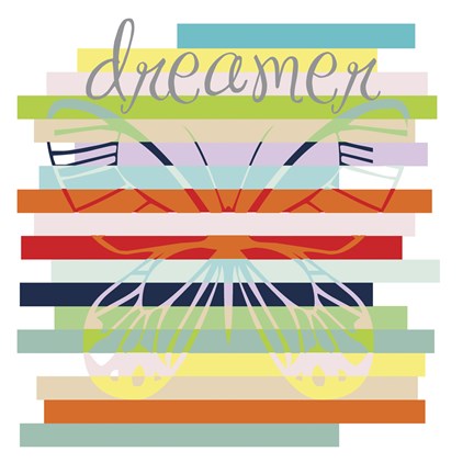 Framed Butterfly Rainbow Print