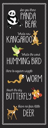 Framed Rhymes II Print