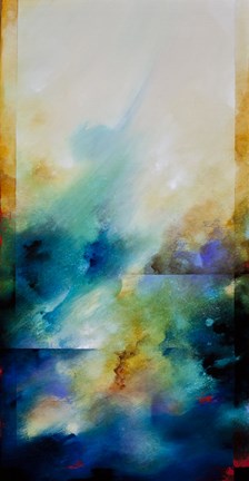 Framed Aqua Breeze Print