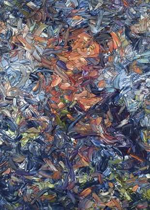 Framed Fragmented Man Print