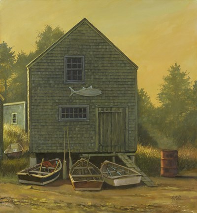 Framed Morning Burn Off Print