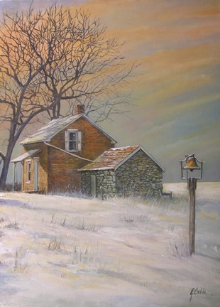 Framed Summer Kitchen Print