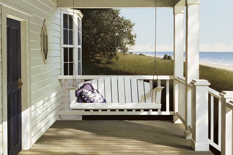 Framed Shore House Print