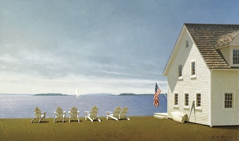 Framed Summer Retreat Print