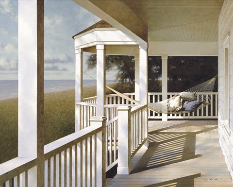 Framed Porch Swing 2 Print