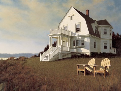 Framed Oceanfront View Print