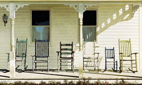 Framed Chair Family Print