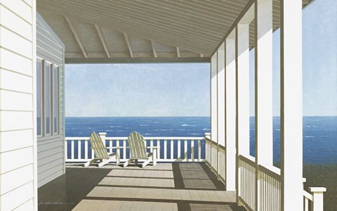 Framed Two Chairs, Southampton Print