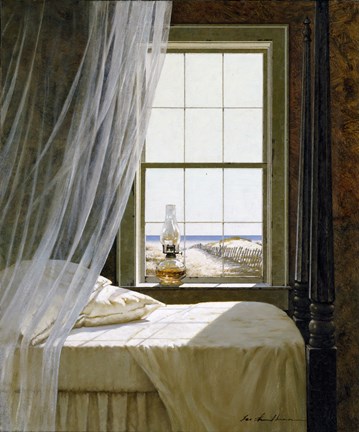 Framed View From A Room Print