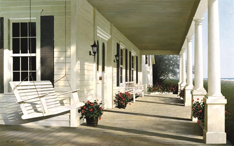 Framed Island Flowers Print