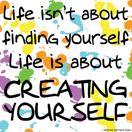Framed Life Isn&#39;t About Finding Yourself Print
