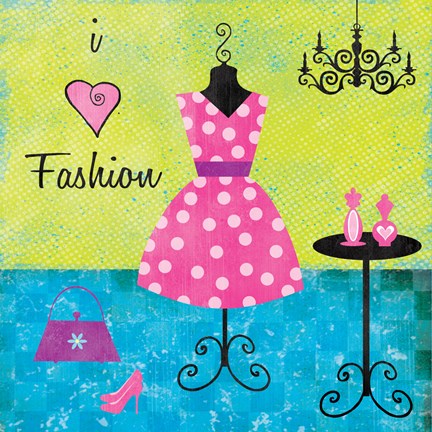 Framed Fashion I Print