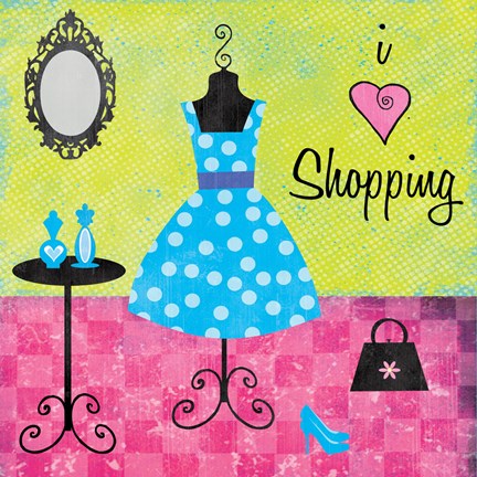 Framed Fashion II Print