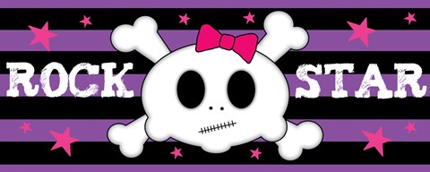 Framed Rock Star 2 Print