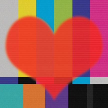 Framed Red Heart Print