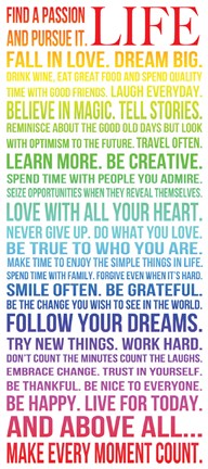 Framed This is Your Life 3 Print