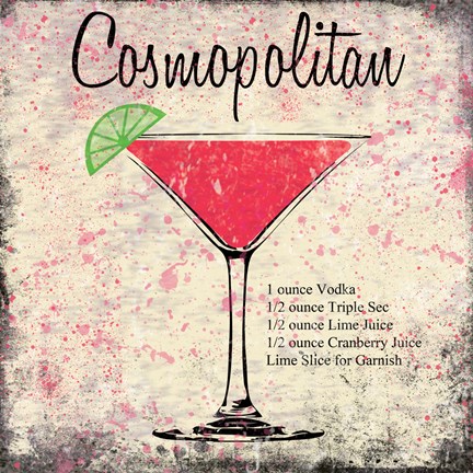 Framed Cosmopolitan Print