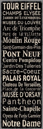 Framed Paris Print