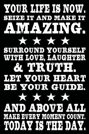 Framed Your Life is Now 5 Print