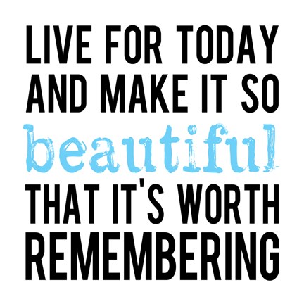 Framed Make It So Beautiful 1 Print