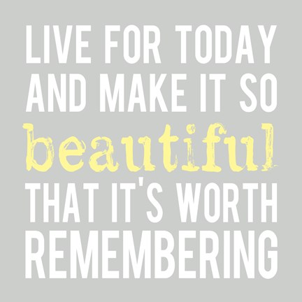 Framed Make It So Beautiful 3 Print