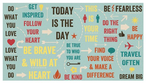 Framed Today Is the Day 17 Print